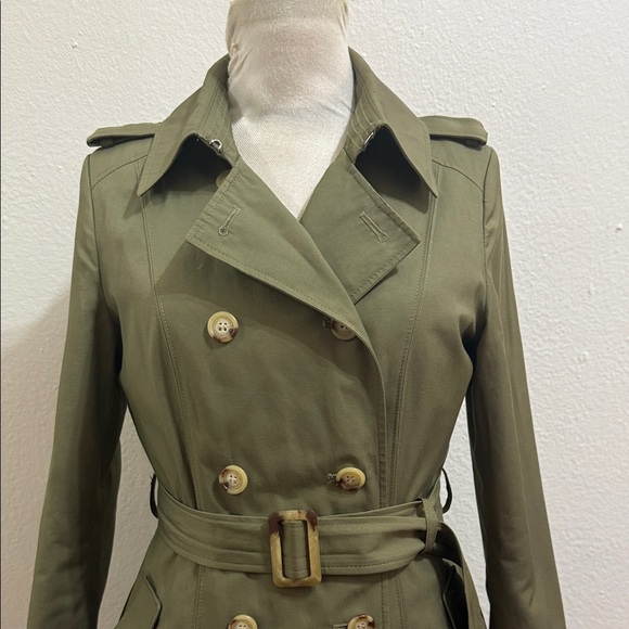 Ralph Lauren Khaki Women's Trench Coat - Picture 3 of 16